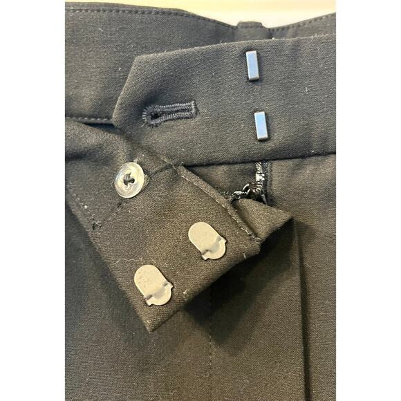 J. Crew Womens Slim Cropped Ruby Pant In Stretch Twill Flat Front Career Black 6 - Picture 3 of 8